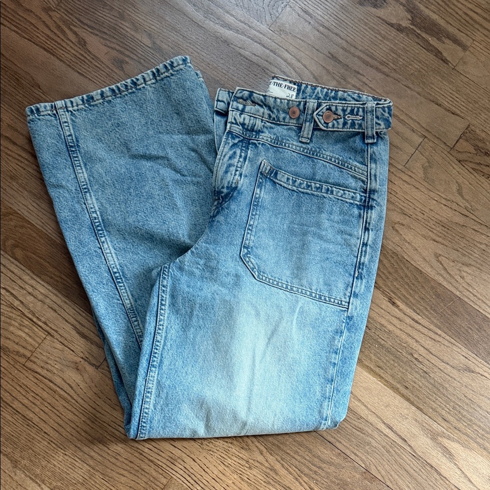 Free People Light Blue Jeans - Classic Fit